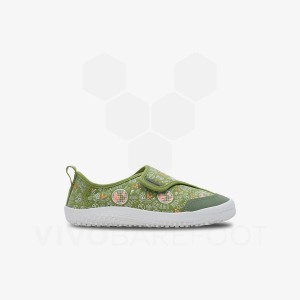 Vivobarefoot Gaia Preschool Obuv Detske Zelene | SK056IR