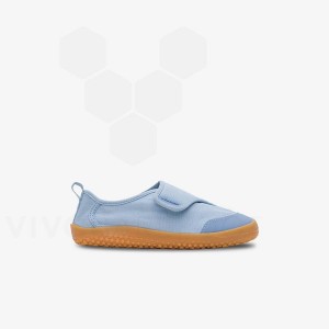 Vivobarefoot Gaia Preschool Obuv Detske Modre | SK055JE
