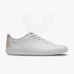 Vivobarefoot Geo Court III Lifestyle Tenisky Damske Biele Ruzove | SK146WH