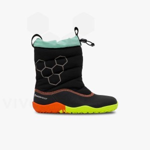 Vivobarefoot Lumi FG Preschool Obuv Detske Obsidian | SK038AS