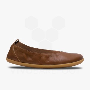 Vivobarefoot Opanka Ballerina Lifestyle Tenisky Damske Hnede | SK121VJ
