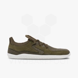 Vivobarefoot Primus Asana II Lifestyle Tenisky Panske Olivovo Zelená | SK304UK