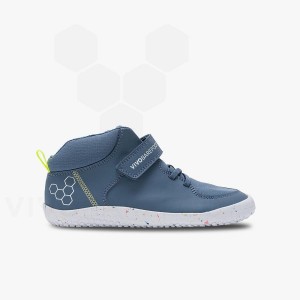 Vivobarefoot Primus Ludo Hi Juniors Obuv Detske Indigo | SK027LQ