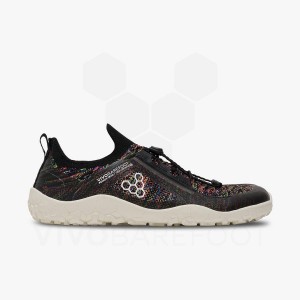 Vivobarefoot Primus Trailove Knit FG Treningove Topanky Panske Čierne | SK331TL