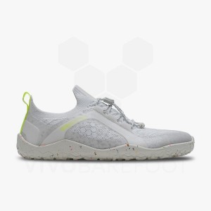 Vivobarefoot Primus Trailove Knit FG Treningove Topanky Damske Biele | SK163FU