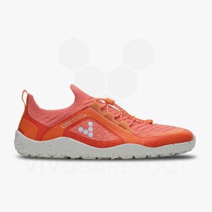 Vivobarefoot Primus Trailove Knit FG Treningove Topanky Damske Červené | SK161HT