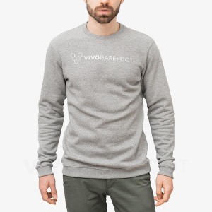 Vivobarefoot Rapanui Mikina Panske Siva | SK272AS