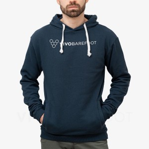 Vivobarefoot Rapanui Mikina s Kapucnou Panske Námornícka Modrá | SK278UK