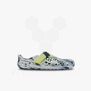Vivobarefoot Ultra Bloom Sandale Detske Obsidian Biele | SK006GY